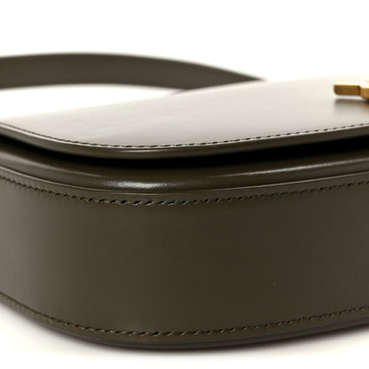 Saint Laurent Box Calfskin Mini Voltaire Shoulder Bag  Deep Musk 10 of 11