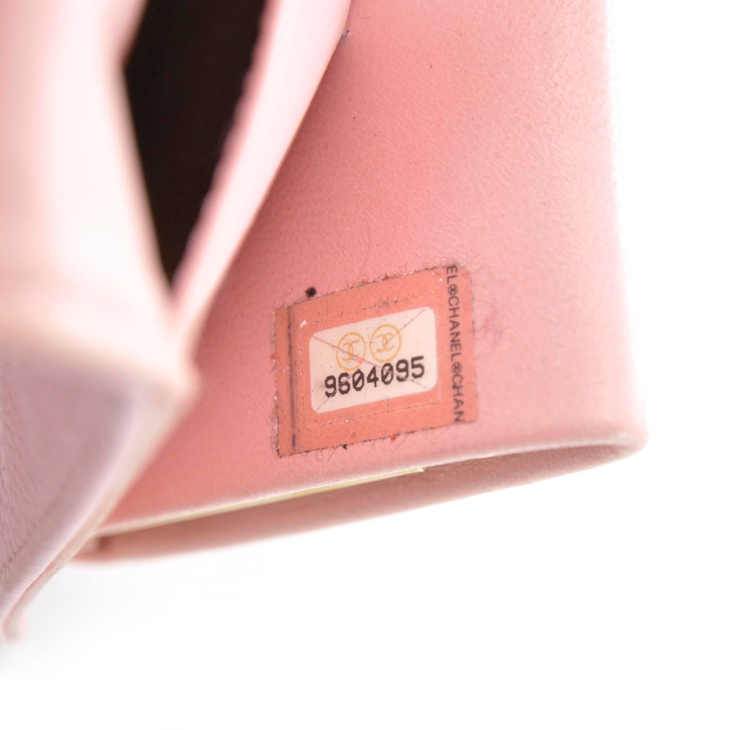 Chanel Caviar CC Clutch Wallet Pink 10 of 10