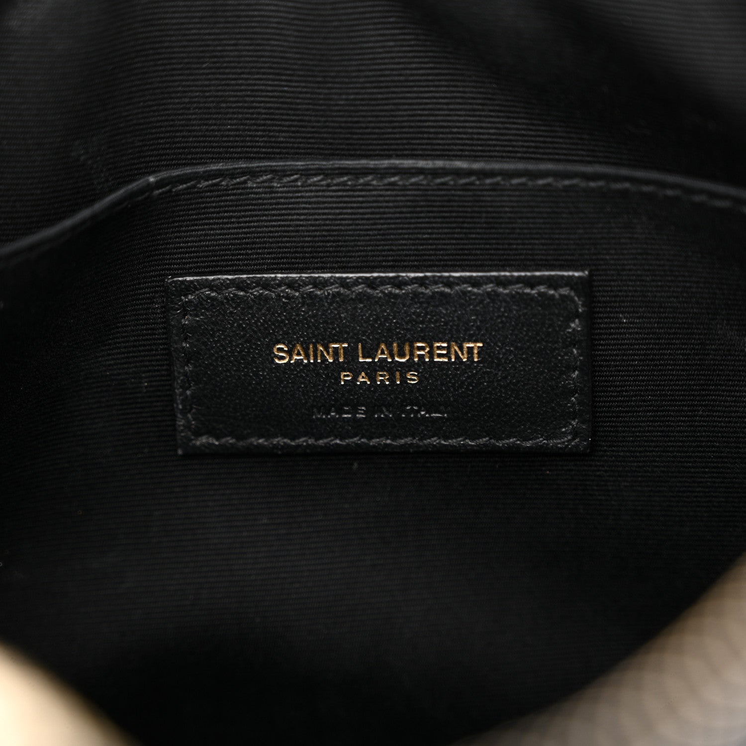 Saint Laurent Calfskin Matelasse Monogram Lou Camera Bag Black 6 of 12
