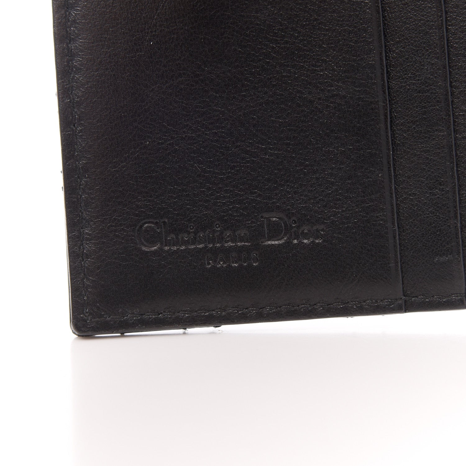 Christian Dior Patent Cannage Lady Dior Compact Wallet Black 7 of 7