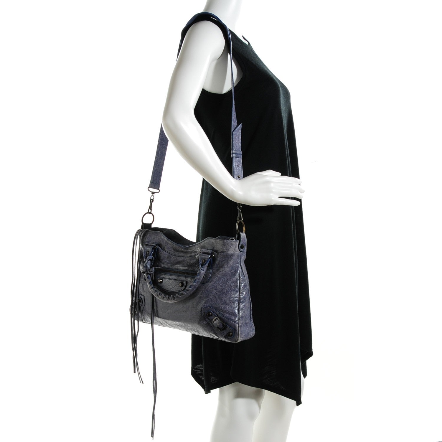 Balenciaga Agneau Classic Hardware Town Jacynthe 2 of 13