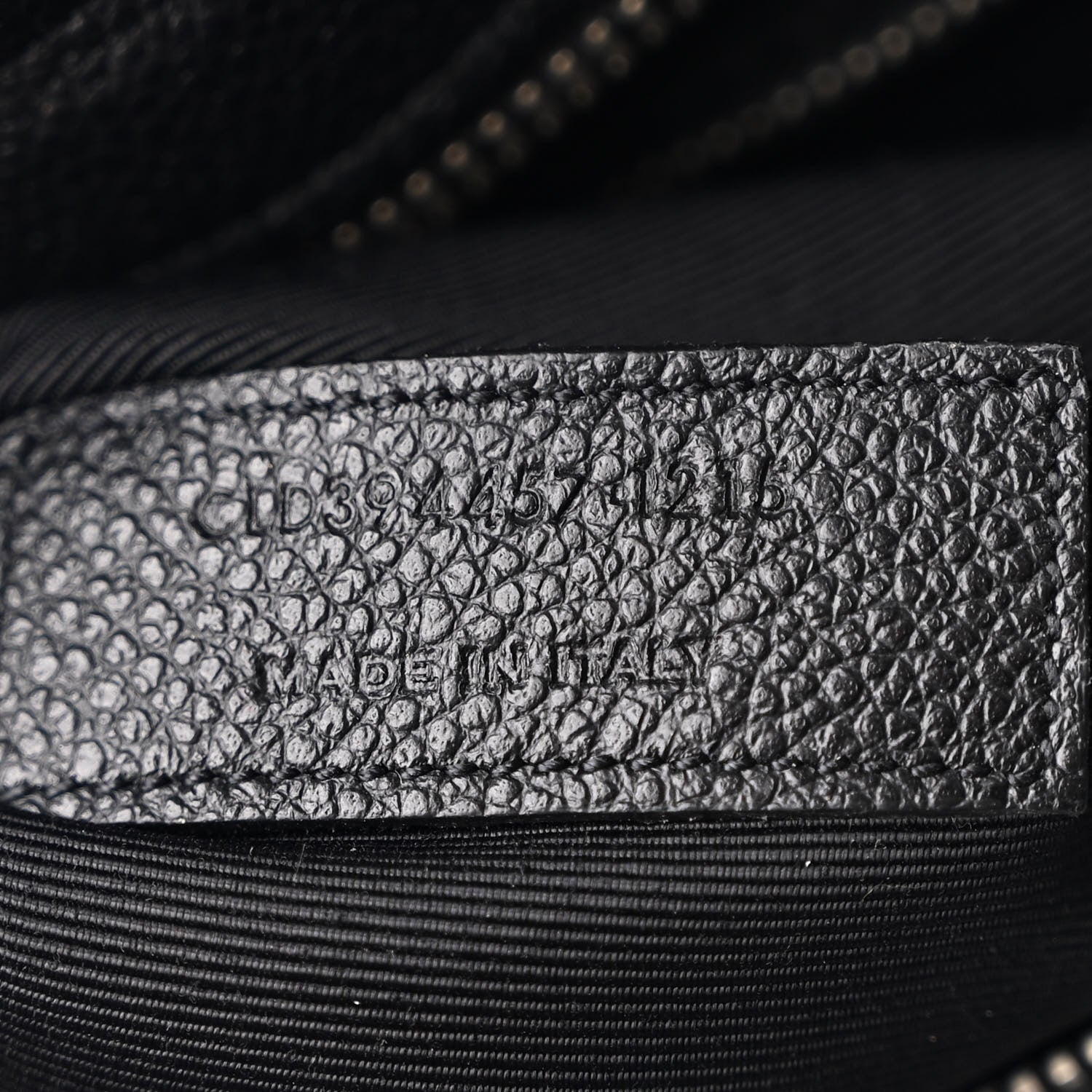 Saint Laurent Grained Calfskin Small Cabas Rive Gauche Black 7 of 12