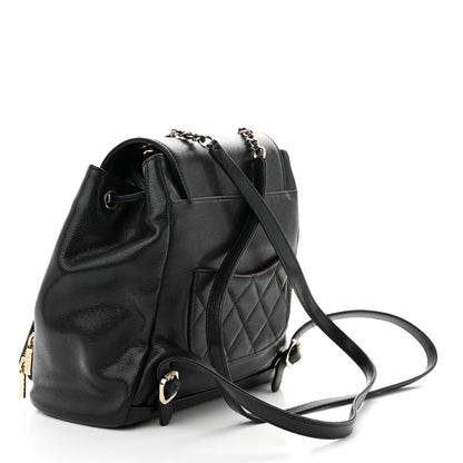 Chanel Caviar Quilted Business Affinity Backpack Black 3 of 15