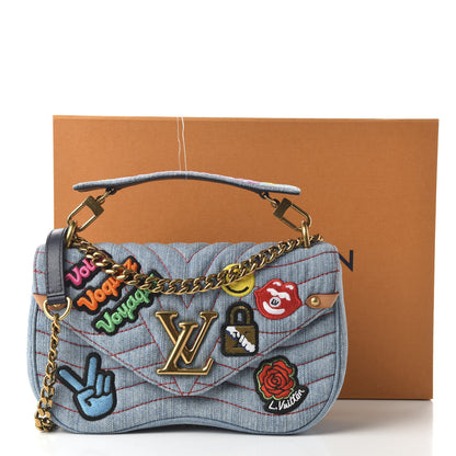 Louis Vuitton Denim New Wave Chain MM Blue 11 of 11