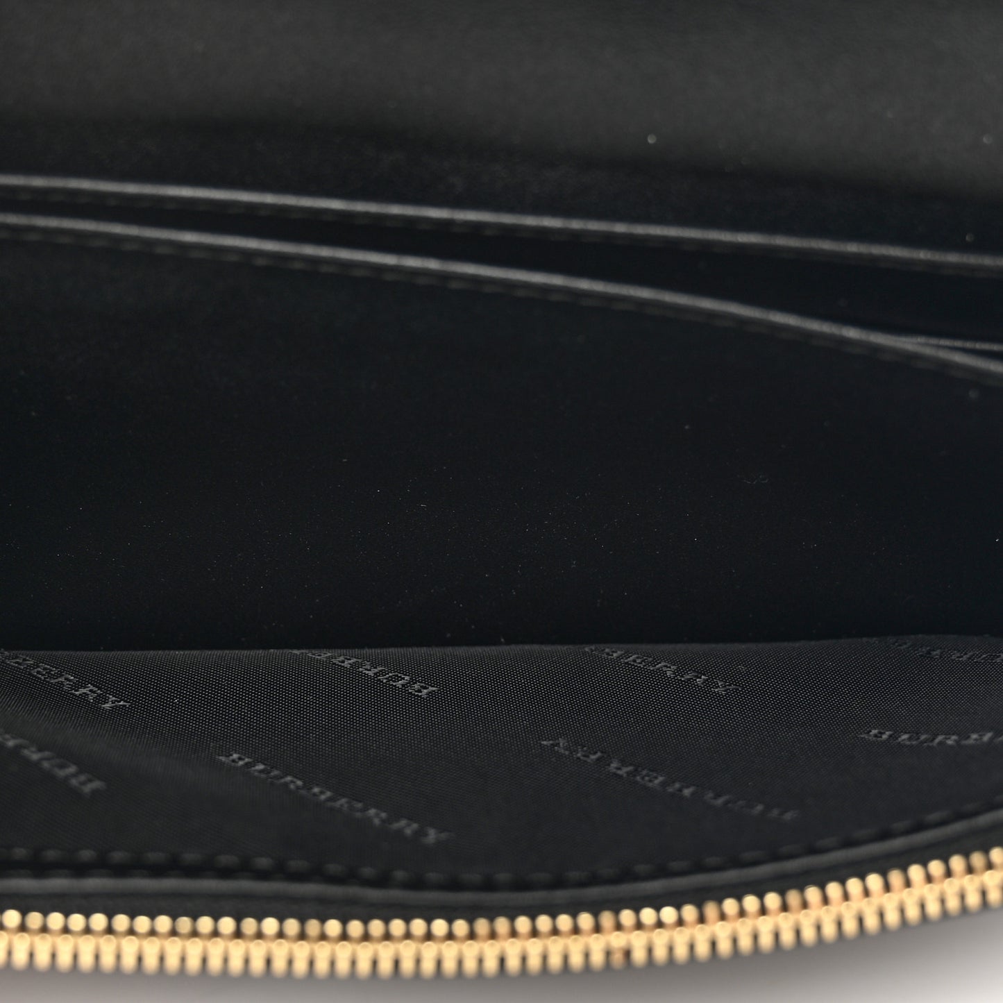 Signature Grain Calfskin Check Embossed Porter Continental Wallet Black
