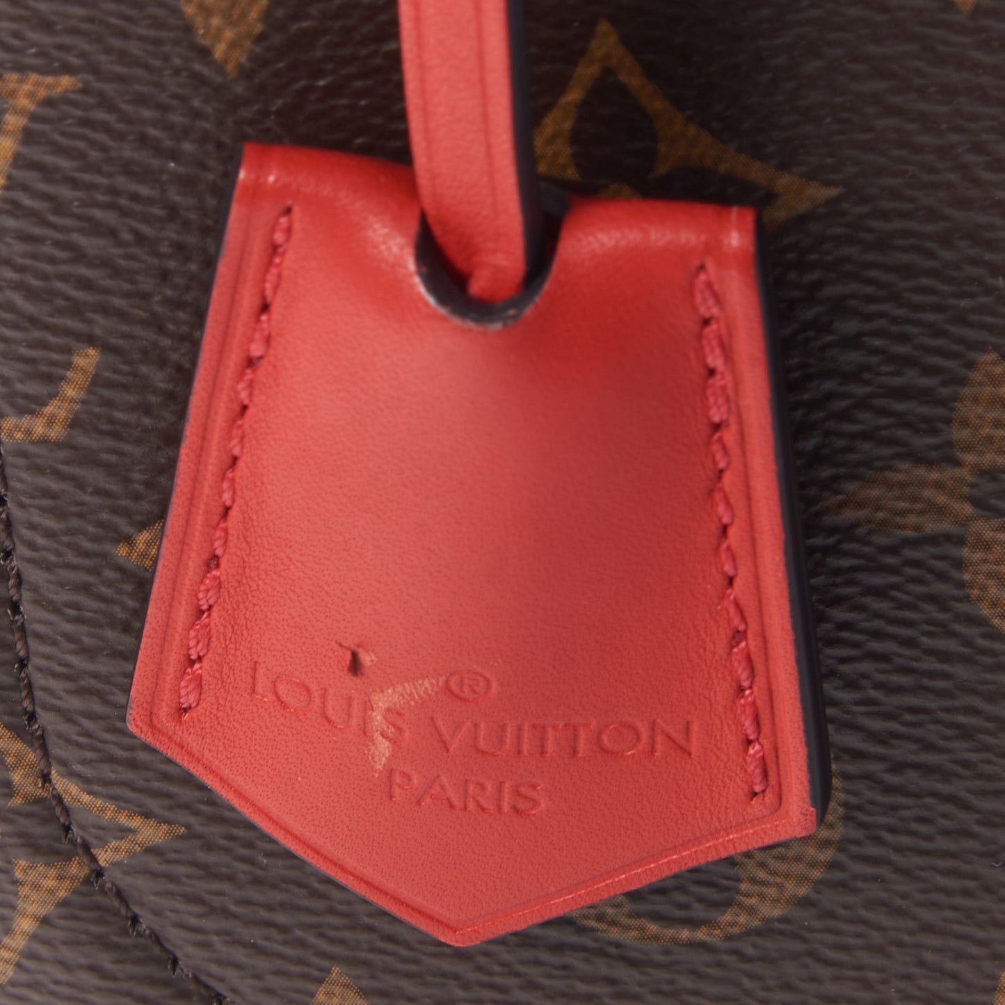 Monogram Flower Tote Coquelicot