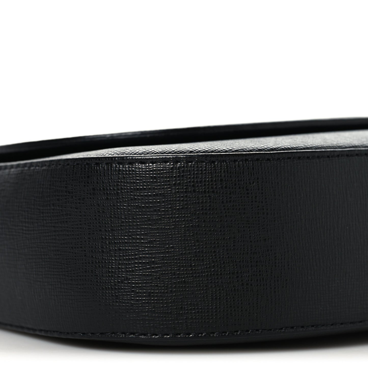 Calfskin Flap Crossbody Bag Black
