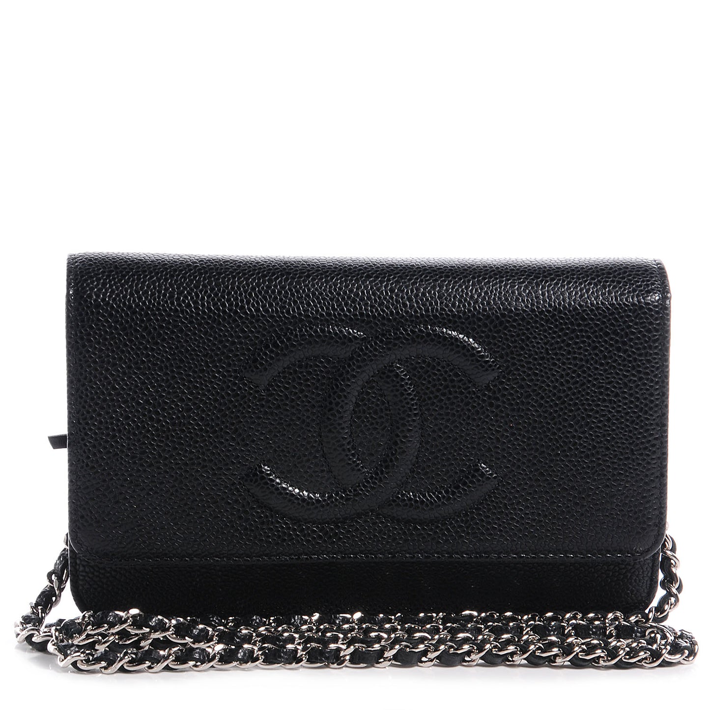 Caviar Timeless CC Wallet on Chain Black