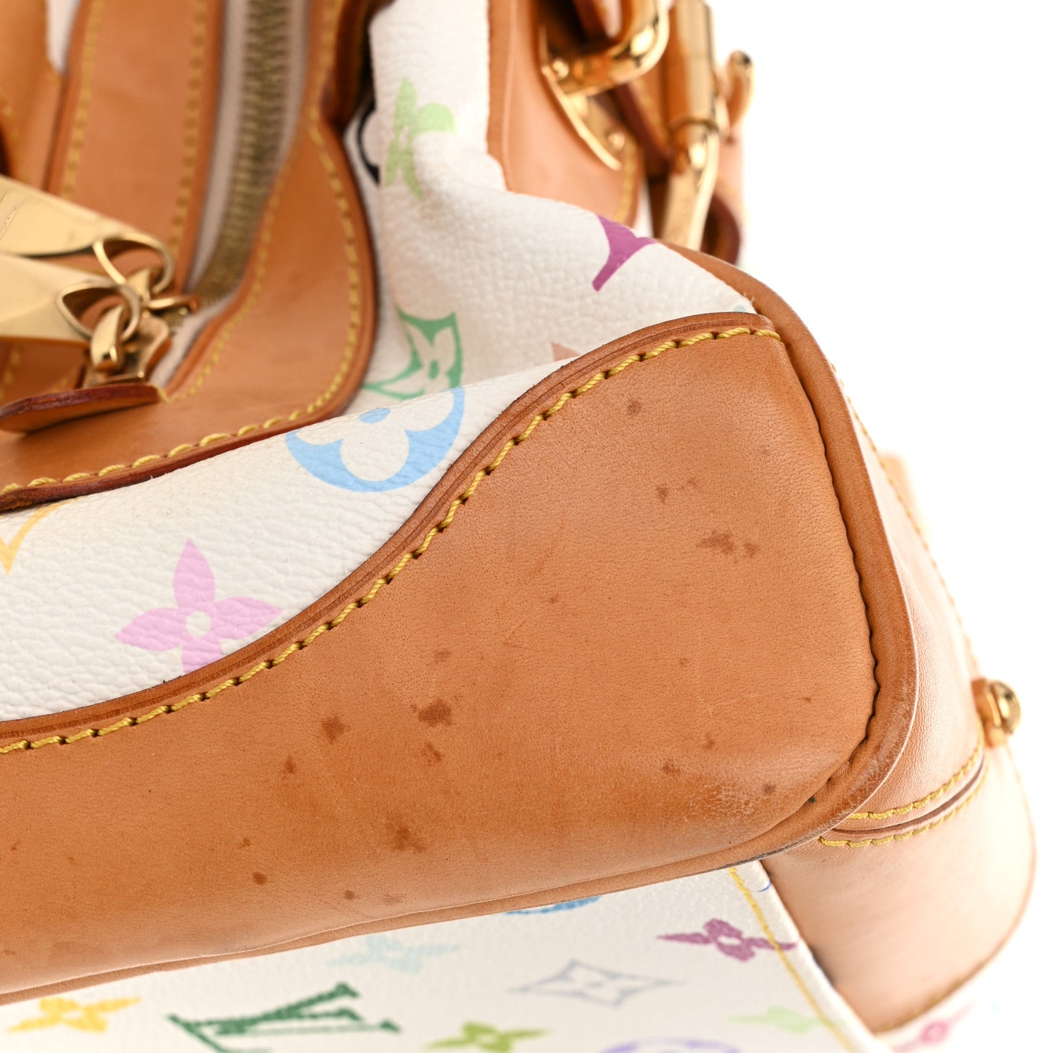 Louis Vuitton Monogram Multicolor Claudia White 10 of 13