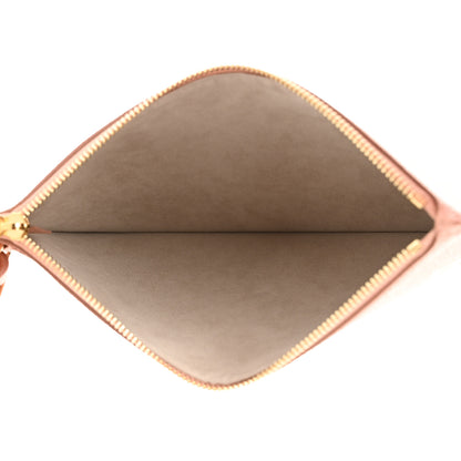 Louis Vuitton Empreinte Monogram Giant Neverfull MM Pochette Trianon Pink Cream 5 of 6