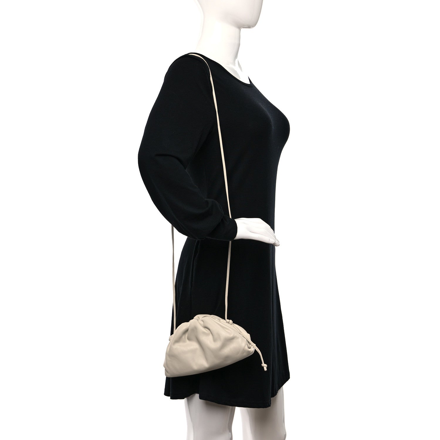 Bottega Veneta Butter Calfskin The Mini Pouch Chalk 2 of 8
