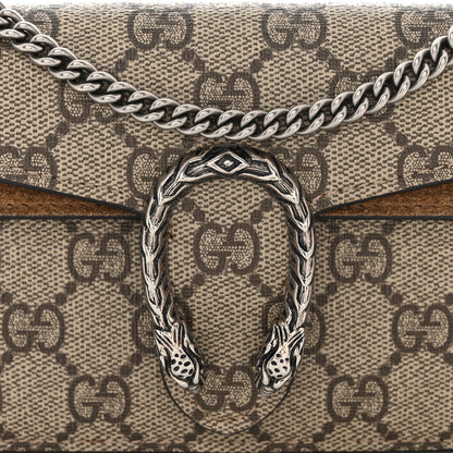 Gucci GG Supreme Monogram Super Mini Dionysus Shoulder Bag Taupe 7 of 11