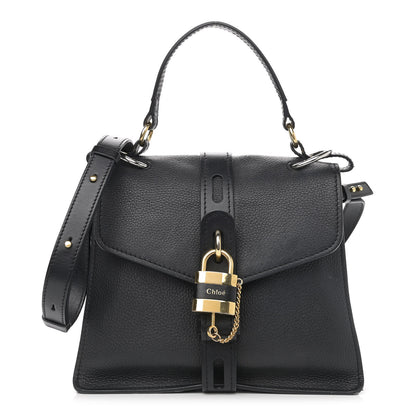Chloe Grained Calfskin Medium Aby Day Shoulder Bag Black 1 of 16