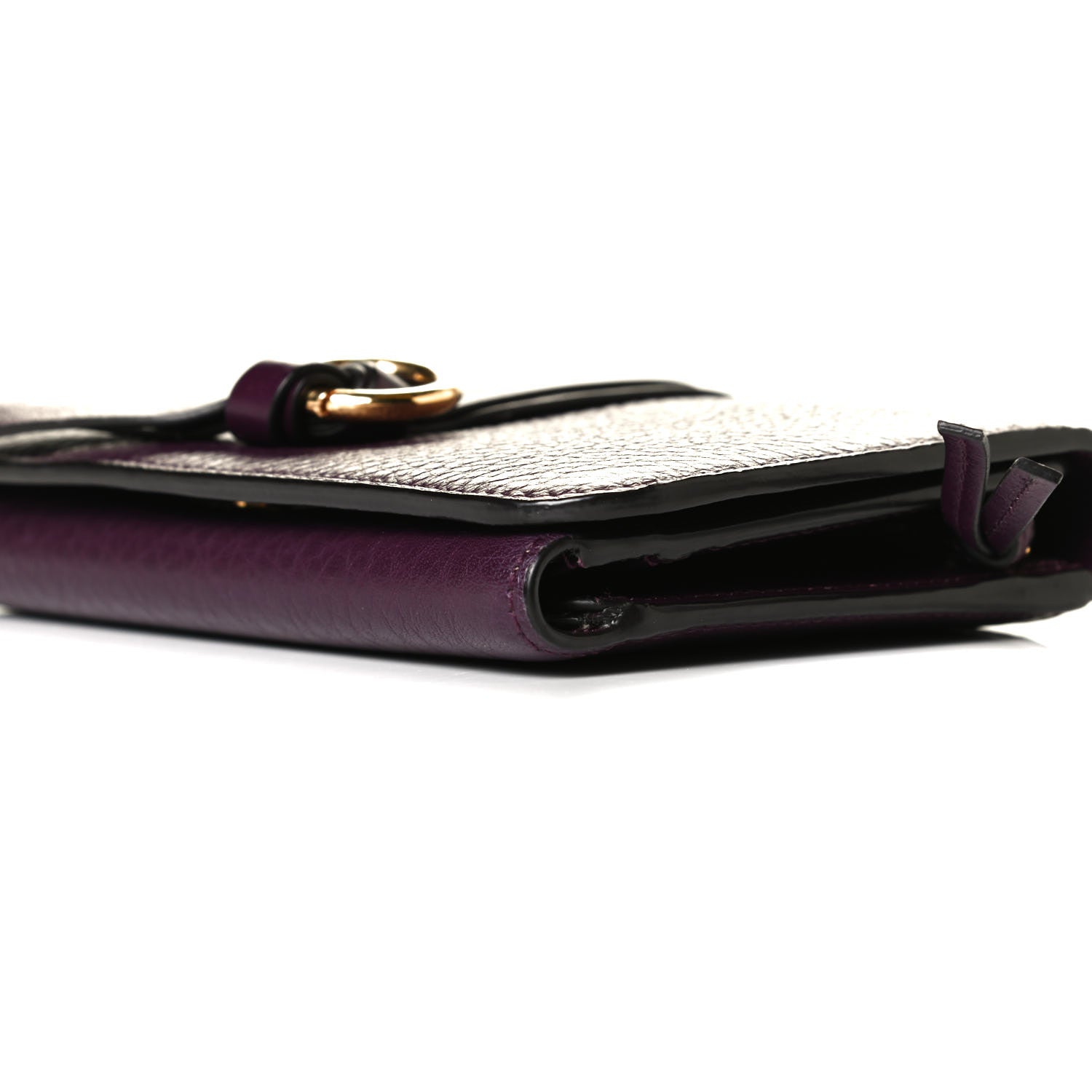 Chloe Calfskin Alphabet Compact Wallet Purple 7 of 12