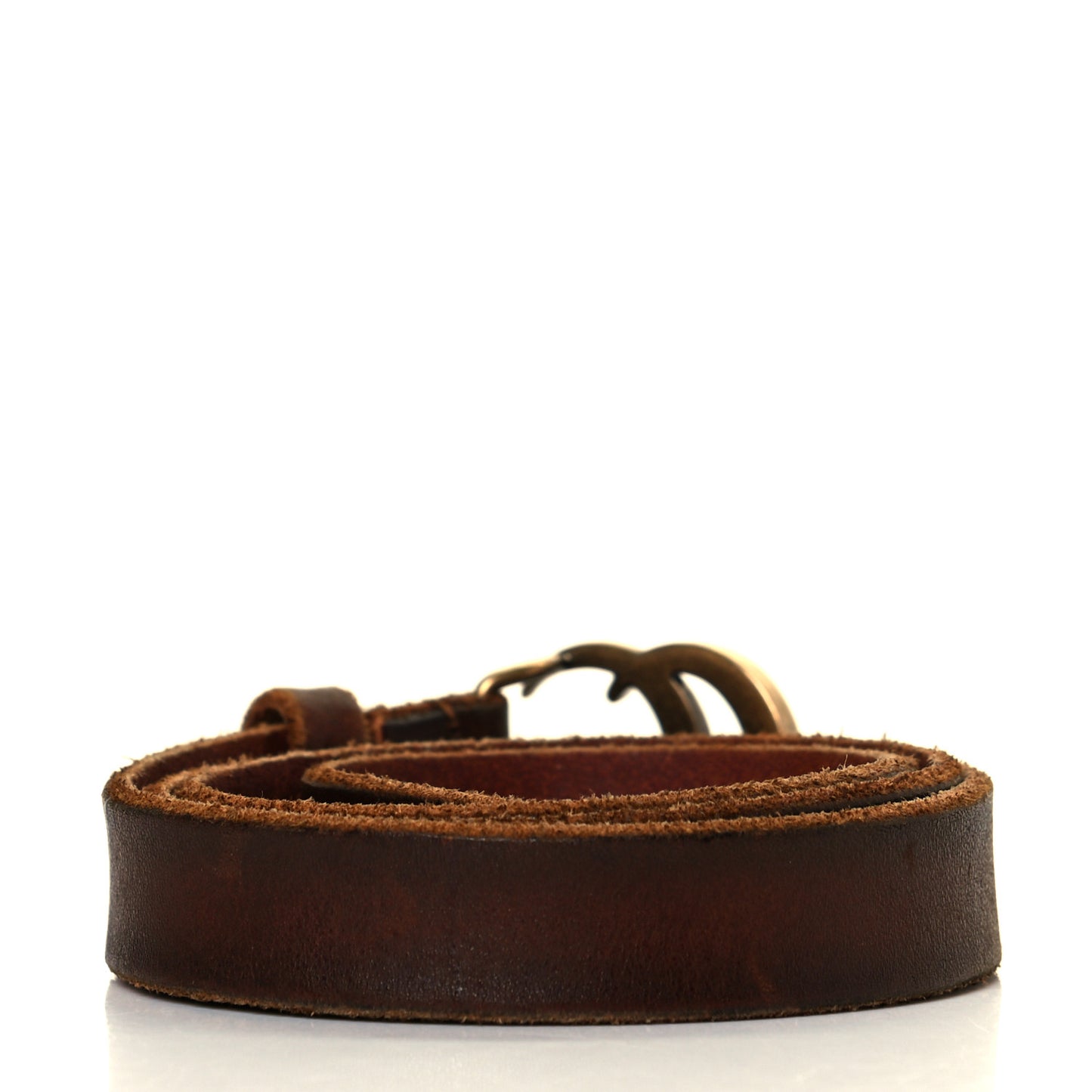Faded Calfskin Double G 20mm Belt 80 32 Cuir