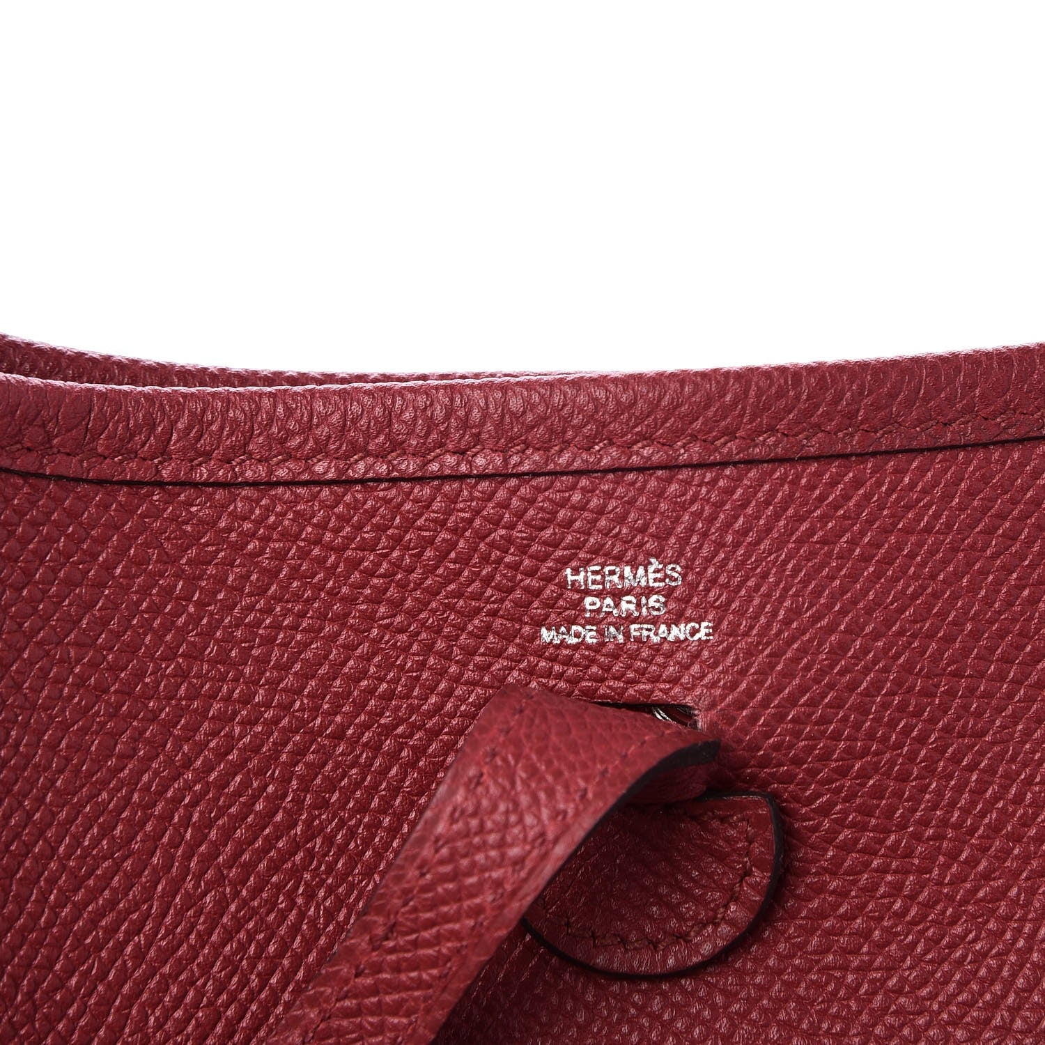 Hermes Epsom Evelyne TPM Rouge Grenat 6 of 8