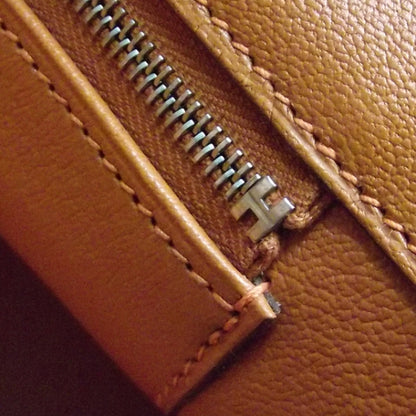 Hermes Taurillon Clemence Birkin 35 Orange 9 of 13