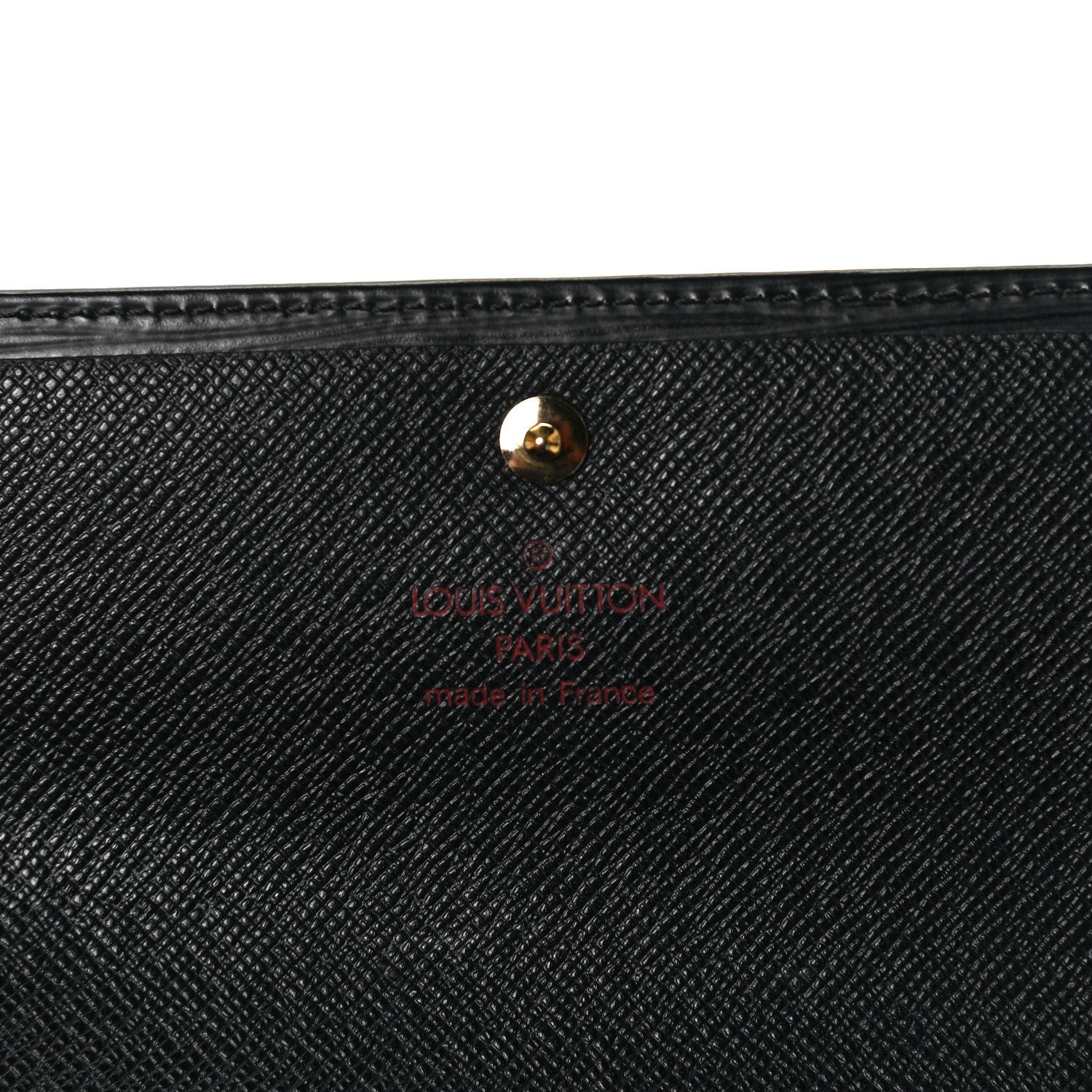 Louis Vuitton Epi Porte Tresor Etui Papiers Wallet Black 6 of 8
