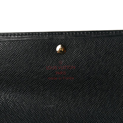 Louis Vuitton Epi Porte Tresor Etui Papiers Wallet Black 6 of 8