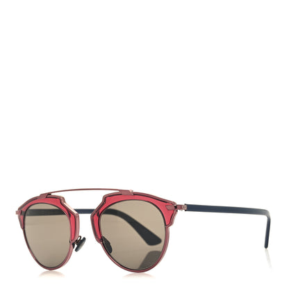 Christian Dior So Real Sunglasses Red Blue 1 of 9