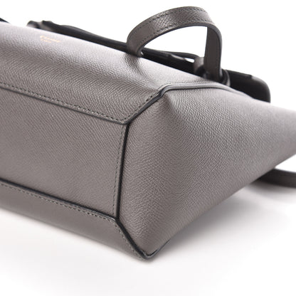 Celine Grained Calfskin Nano Belt Bag Grey 9 of 10