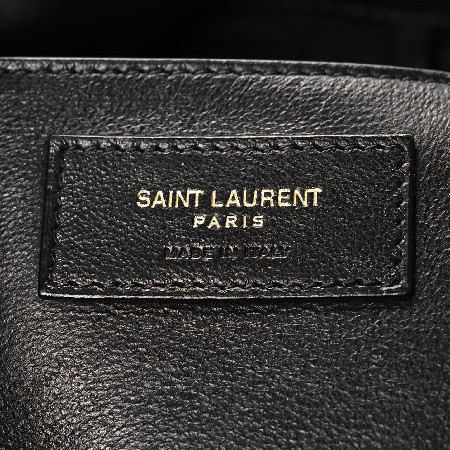 Lambskin Matelasse Monogram Large Jamie 4.3 Black