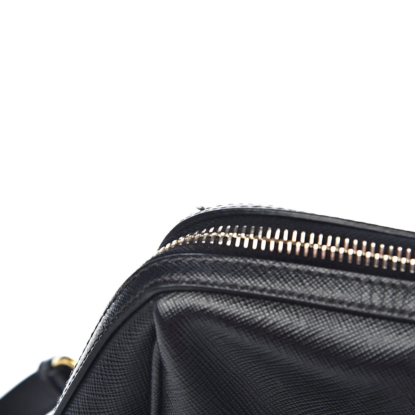Saffiano Lux Bowler Black