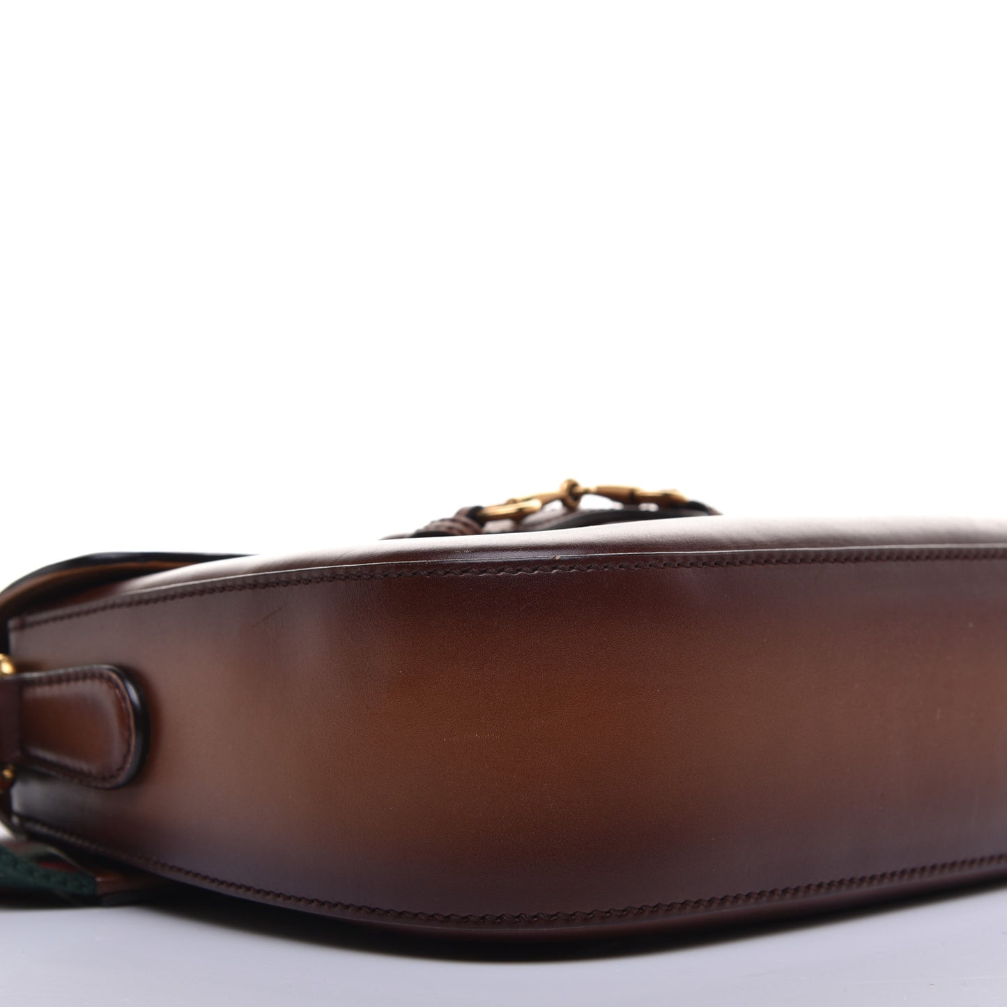 Calfskin Medium Lady Web Shoulder Bag Cuir