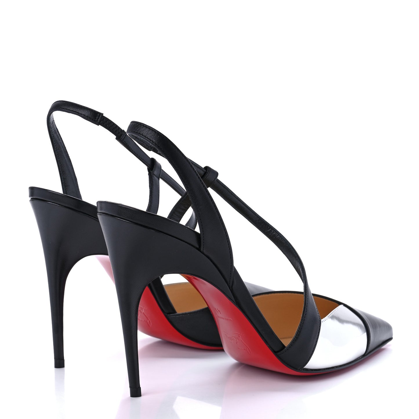 Nappa Platina 100 Pumps 41 Black Silver