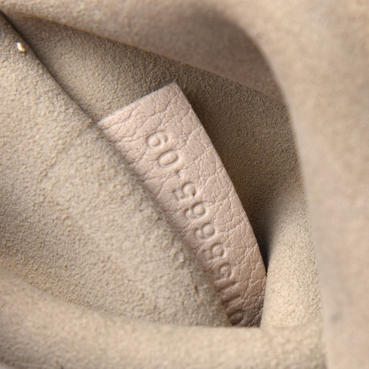 Grained Lambskin Mini Drew Shoulder Bag Biscotti Beige
