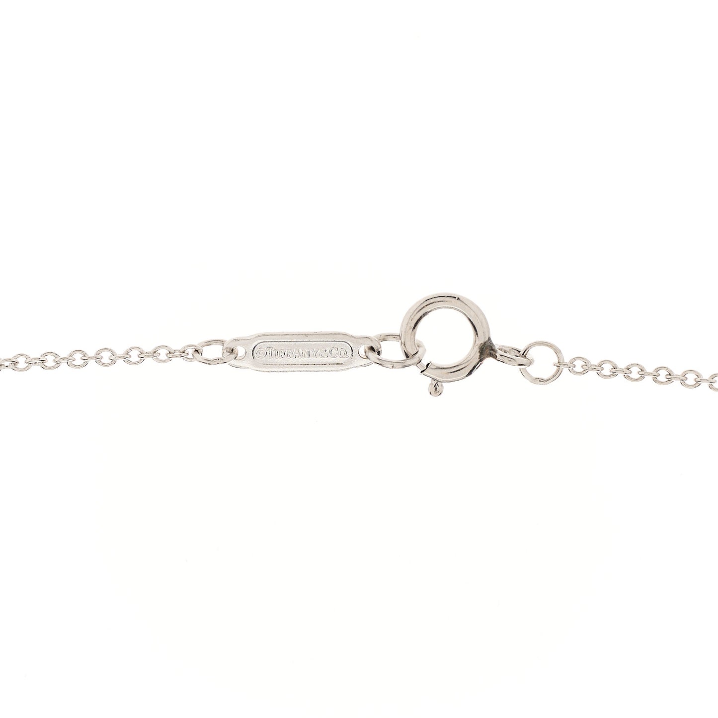 Platinum Diamond .41ct Fleur De Lis Key Pendant Necklace