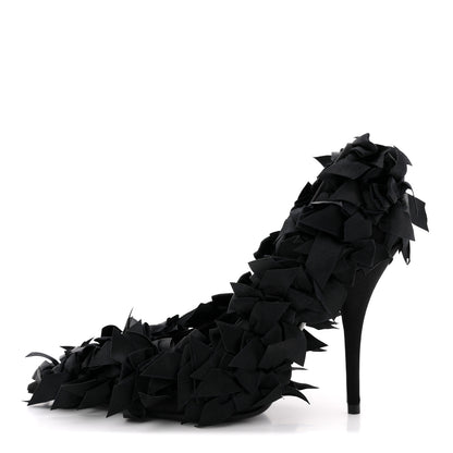 Balenciaga Satin Pointed Marie A Bows All Over 110mm Pumps  35 Black 1 of 11