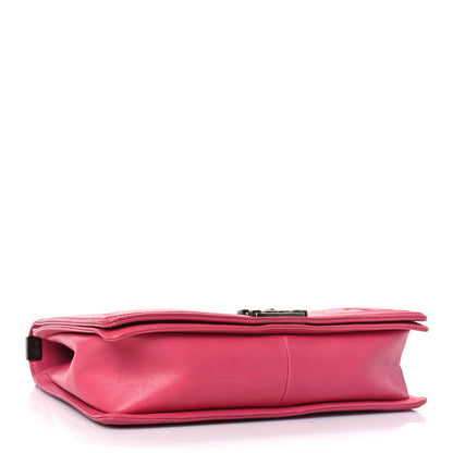 Chanel Calfskin Quilted Large Boy Flap Pink 4 of 11