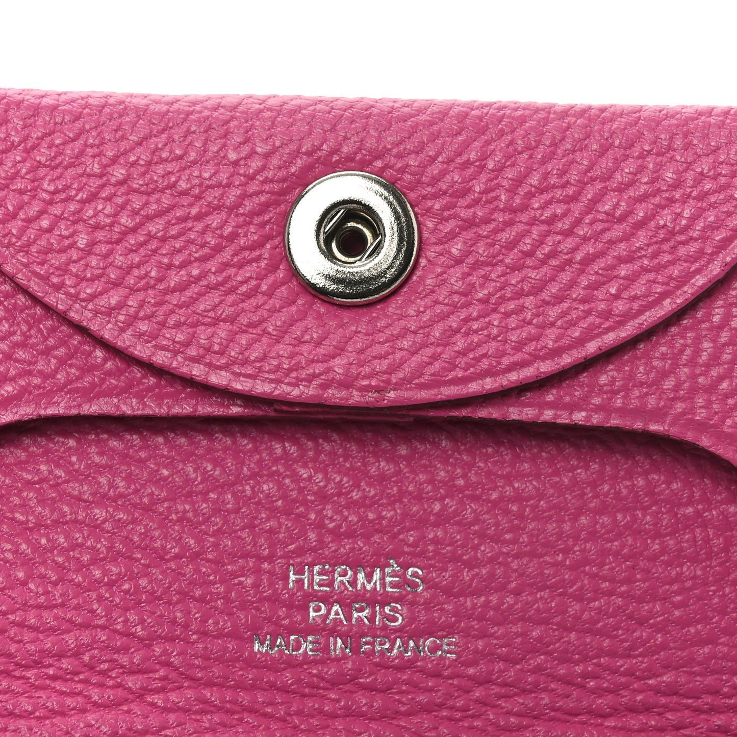Chevre Mysore Bastia Coin Purse Rose Pourpre