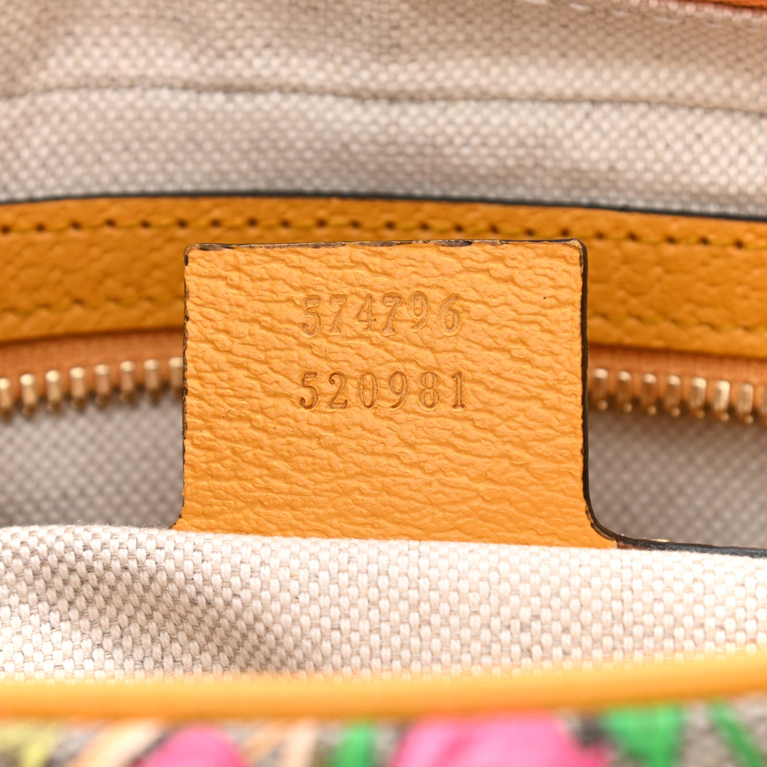 Gucci GG Supreme Monogram Flora Medium Ophidia Belt Bag Beige Multicolor Crop 7 of 8