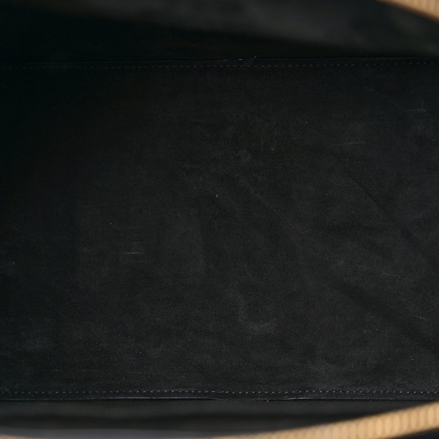 Grained Calfskin Medium Cabas De France Black
