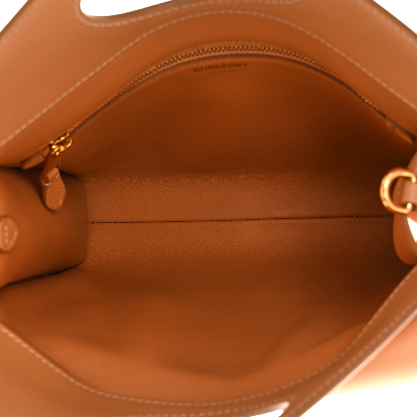 Smooth Calfskin Mini Pocket Bag Warm Sand