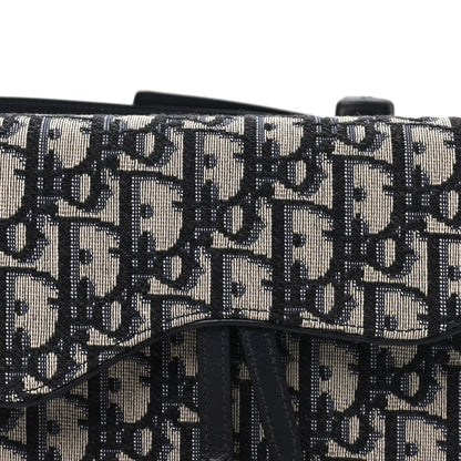 Christian Dior Oblique Saddle Belt Bag Blue 6 of 9