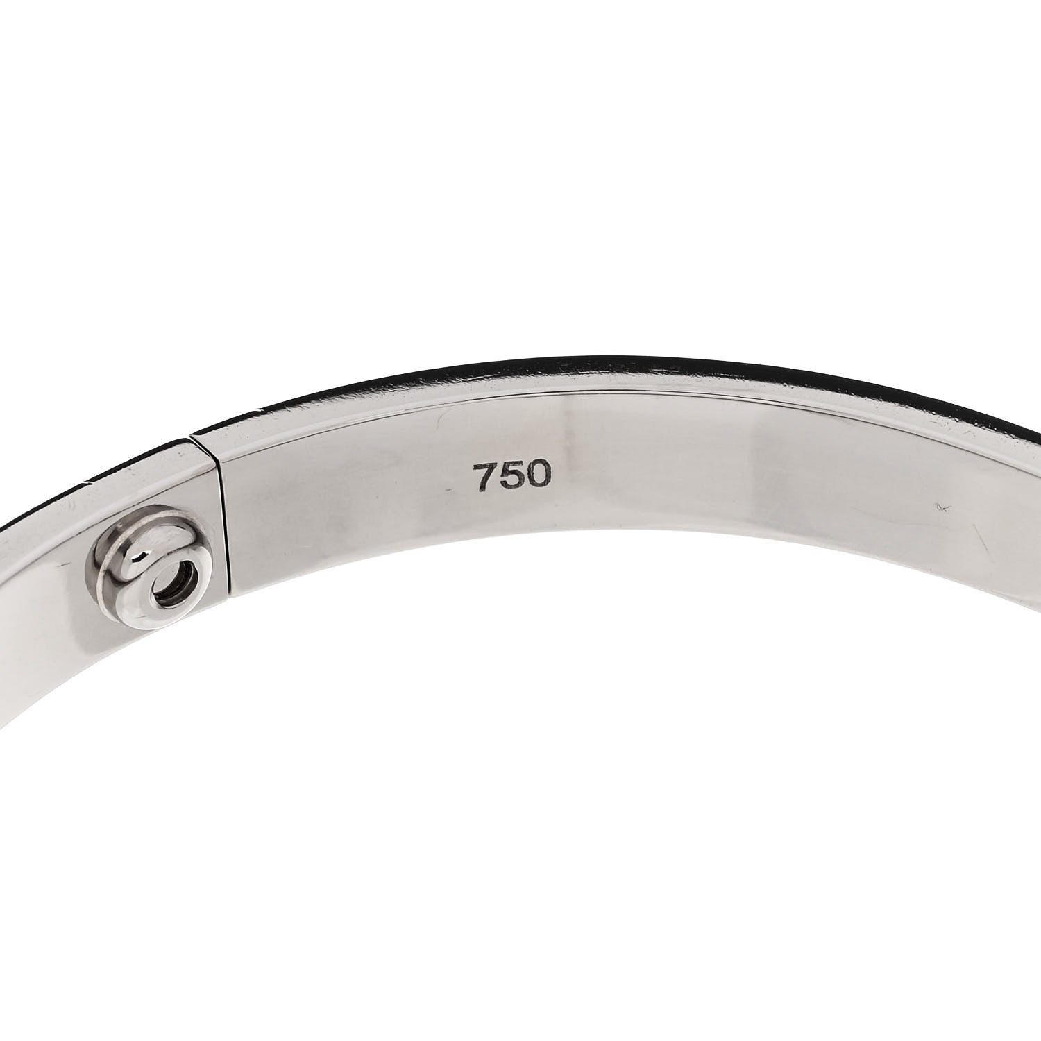 Cartier 18K White Gold LOVE Bracelet 18 5 of 5
