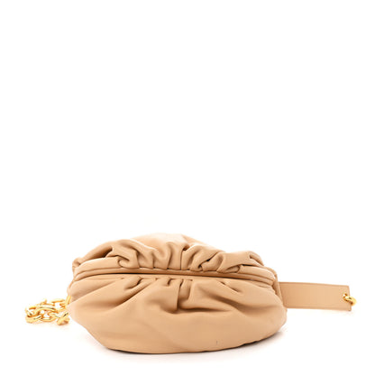 Bottega Veneta Nappa The Belt Chain Pouch Almond 1 of 12