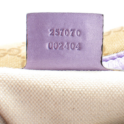 Gucci Monogram Medium Lovely Heart Hobo Lavender 7 of 10