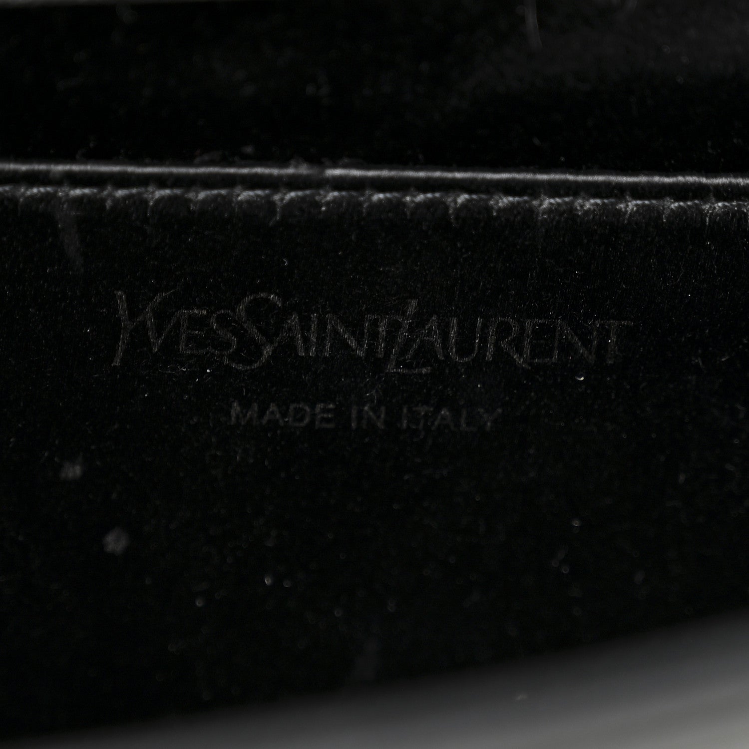 Saint Laurent Calfskin Monogram Large Belle De Jour Clutch Black 6 of 11
