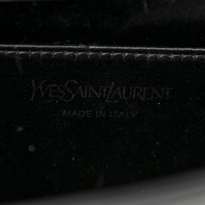 Saint Laurent Calfskin Monogram Large Belle De Jour Clutch Black 6 of 11