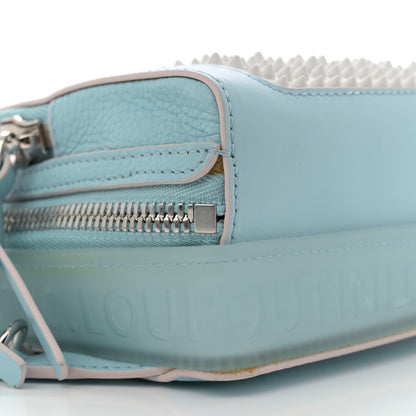 Christian Louboutin Calfskin Mens Loubifunk Spiked Bag White Mineral 8 of 12