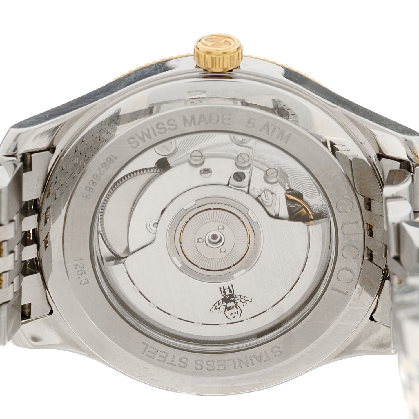 Stainless Steel 40mm G-Timeless Two Tone Charm Automatic Watch