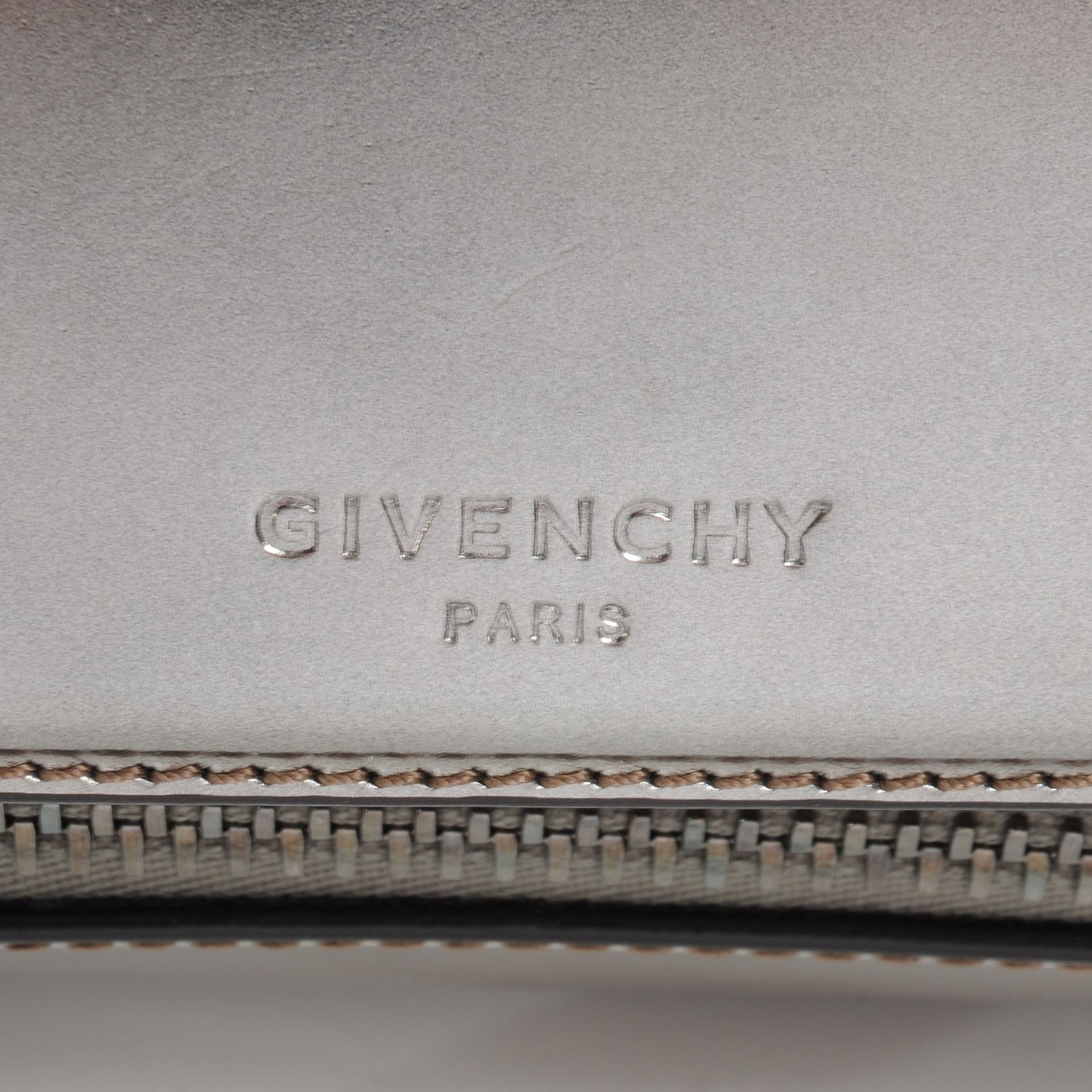 Givenchy Metallic Calfskin Mini Pandora Box Crossbody Bag Gunmetal 8 of 10