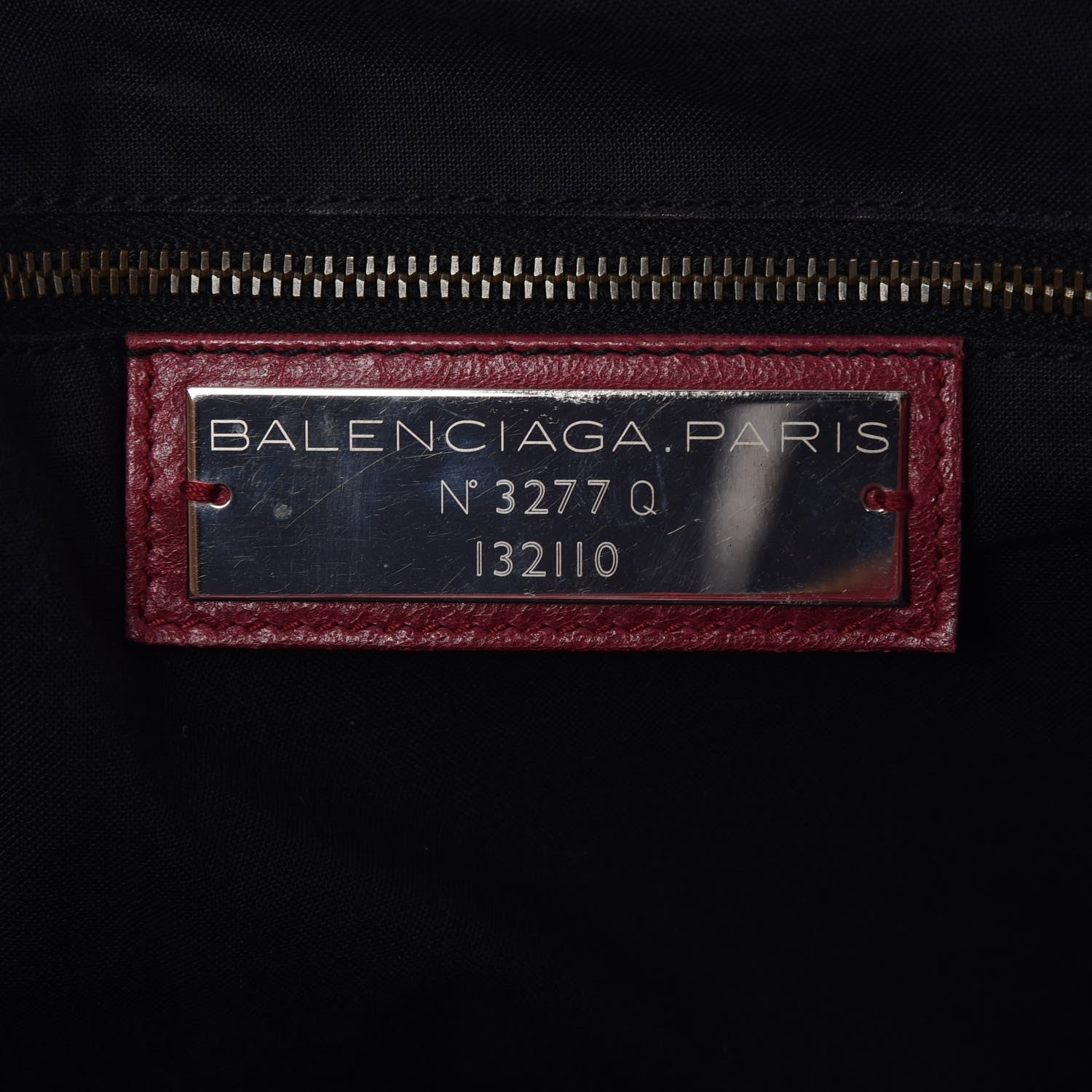 Balenciaga Agneau Classic Hardware Work Pourpre 6 of 7