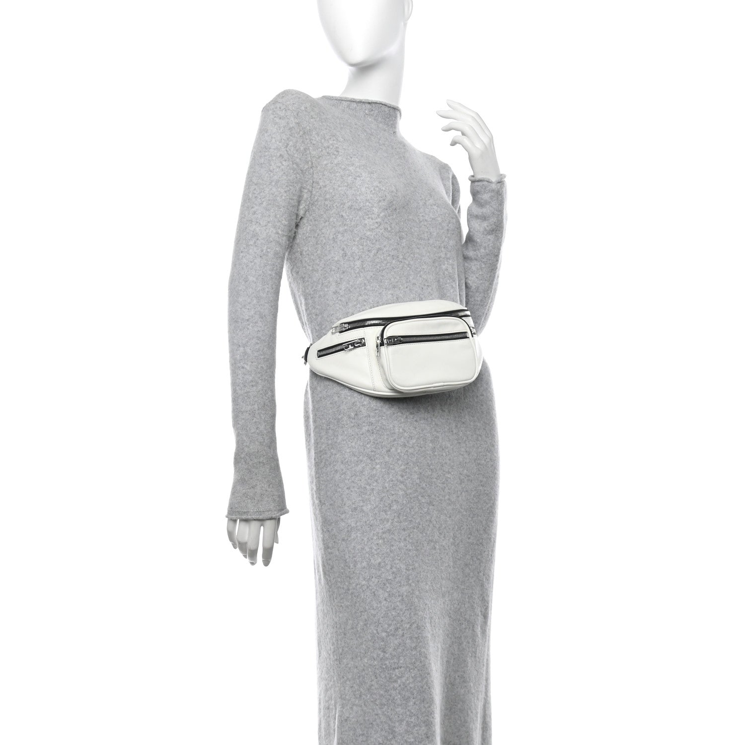 Alexander Wang Lambskin Attica Belt Bag White 2 of 11