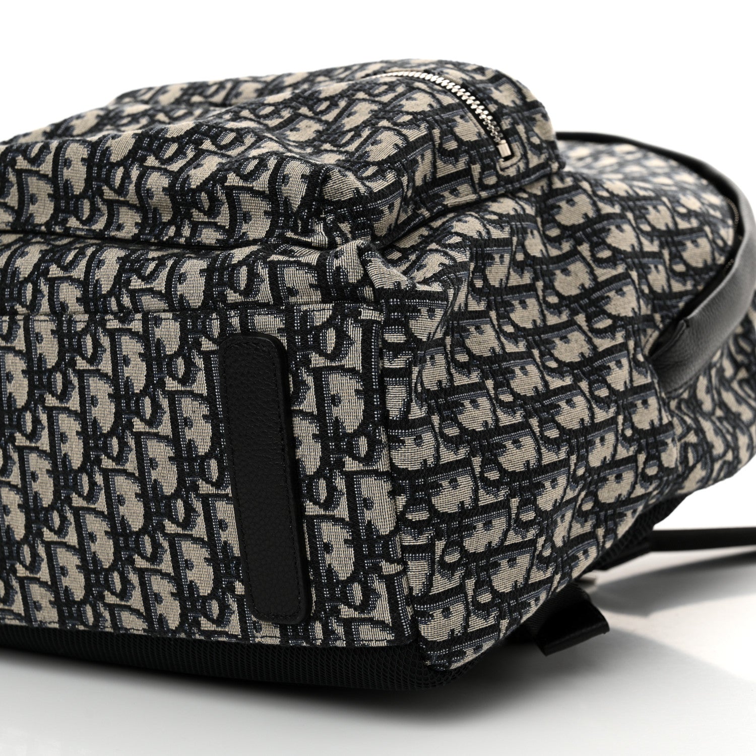 Christian Dior Oblique Calfskin Rider Backpack Beige Black 9 of 9