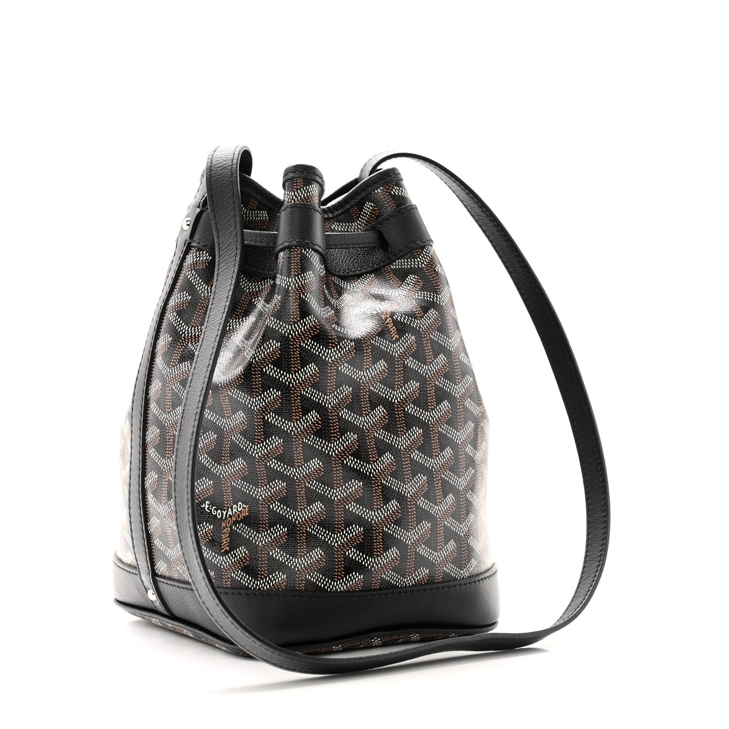 Goyard Goyardine Petit Flot Bucket Bag PM Black 3 of 9